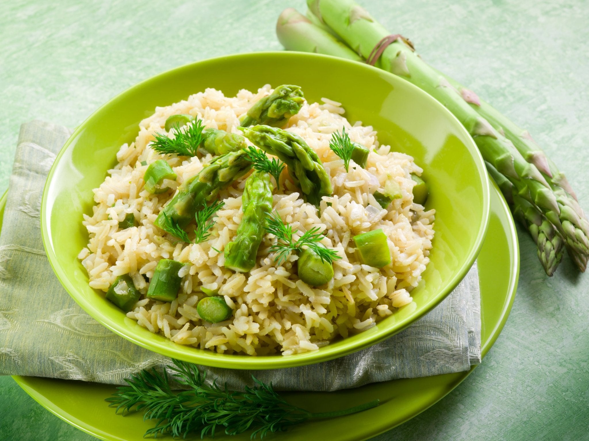 Kochen mit Tee - Risotto mit Spargel und Jasmin-Tee - Nibelungentee