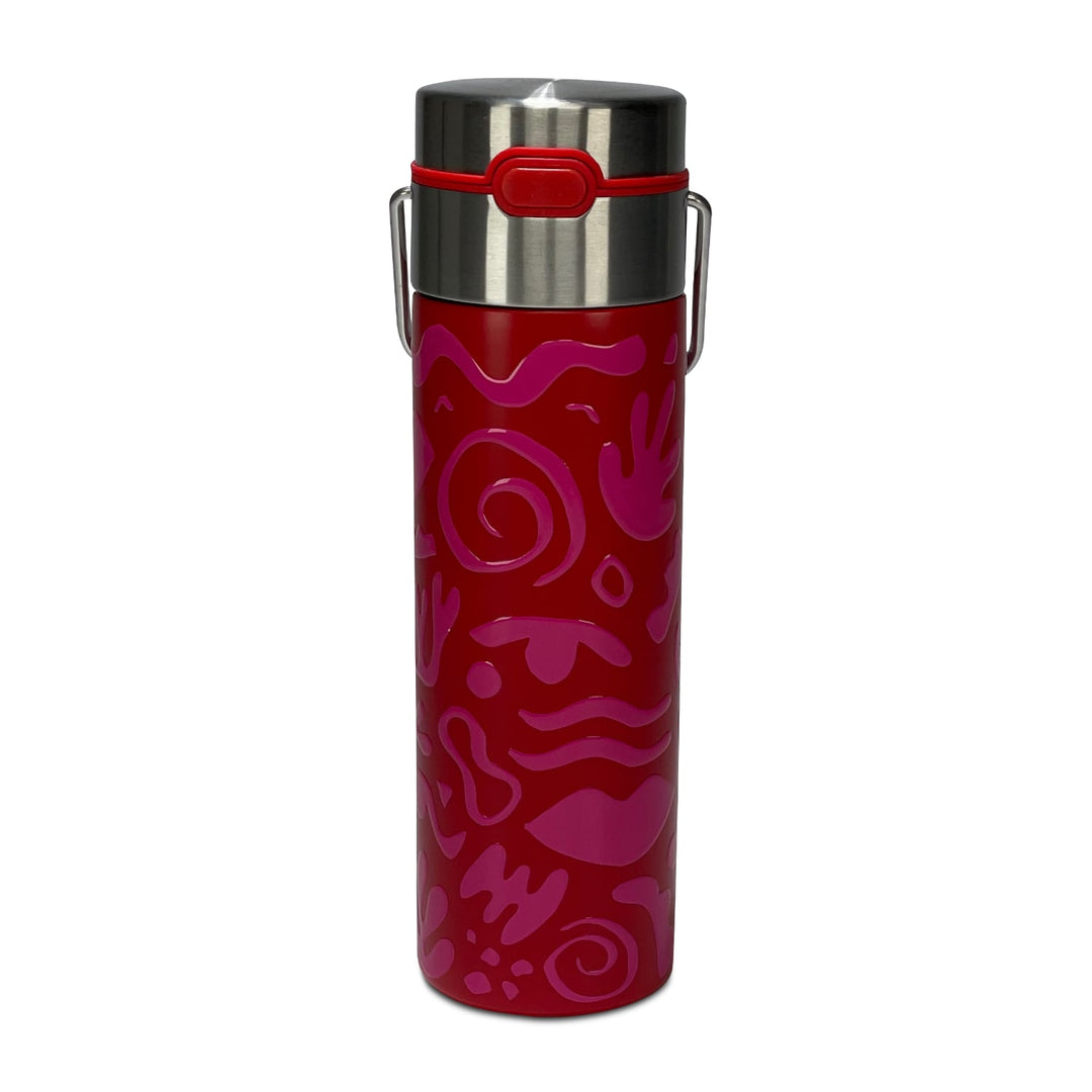 LEEZA Opera Trinkflasche Red