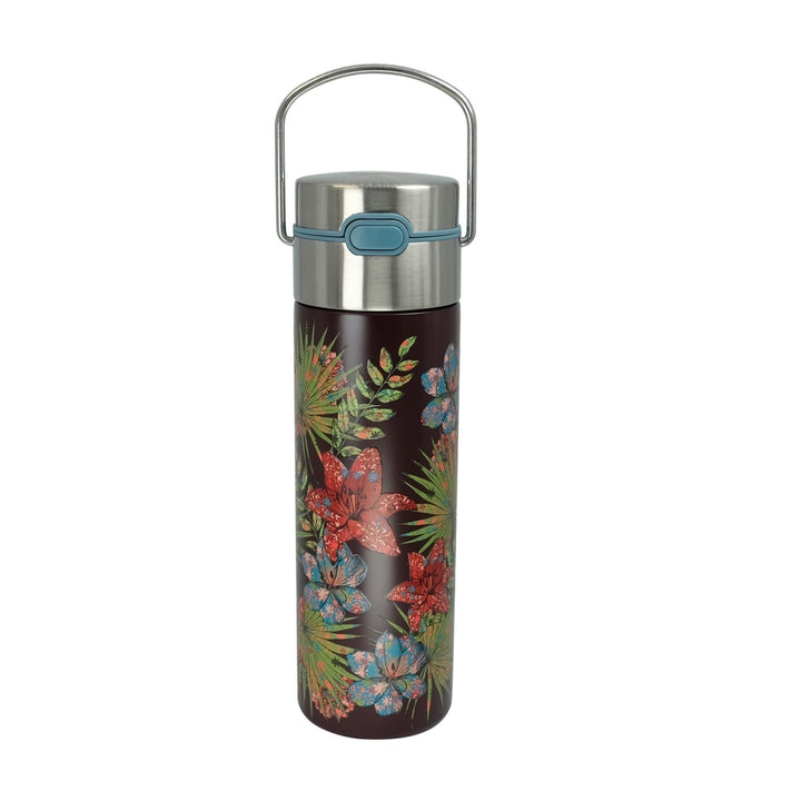 LEEZA Rustic Flower Trinkflasche