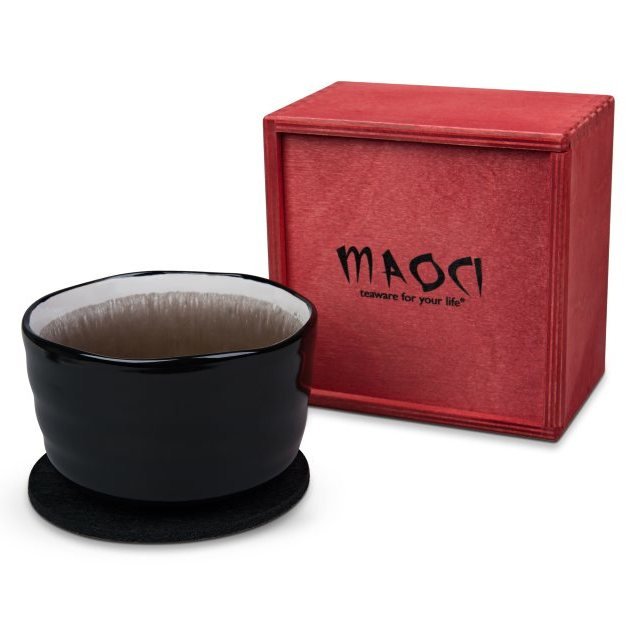 Matcha - Schale mit Filzuntersetzer Geschenkbox