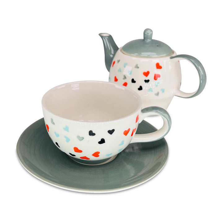 Tea - For - One Set Hearts