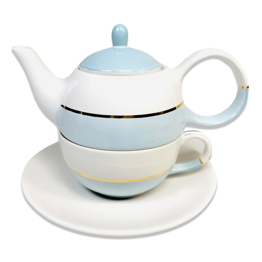 Tea - for - One Set Lieske Blau