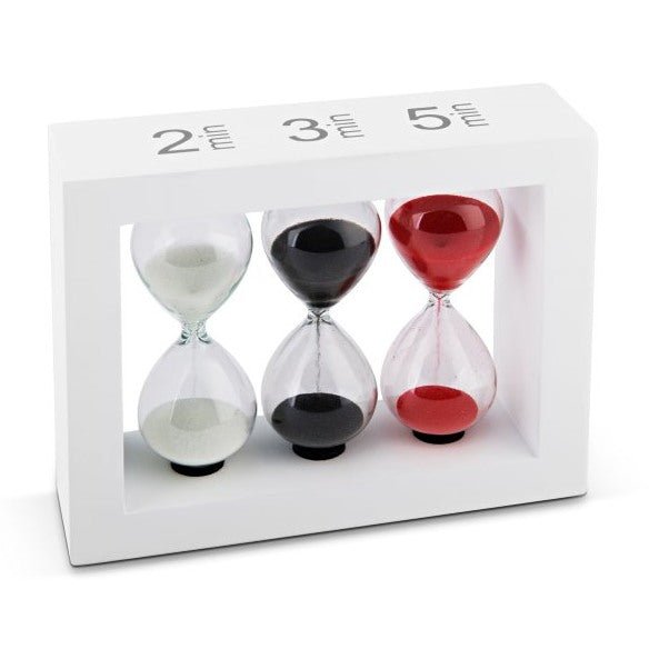 Tea - Timer Sanduhr 2 Min/ 3 Min/ 5 Min Weiß