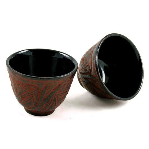 Teacup Kitami weinrot 2er - Set