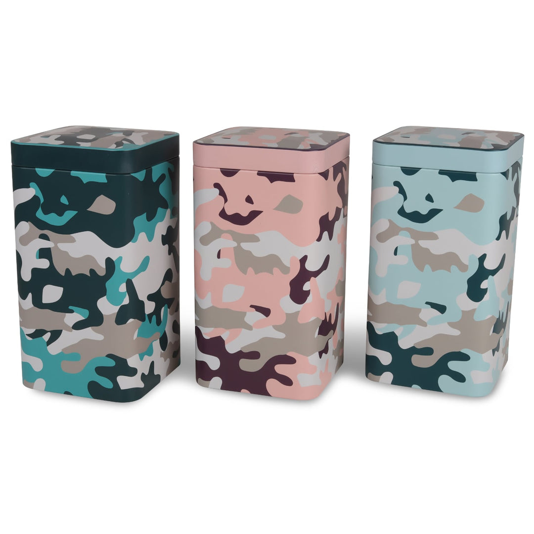 Teedose Camouflage midi (3er Set)