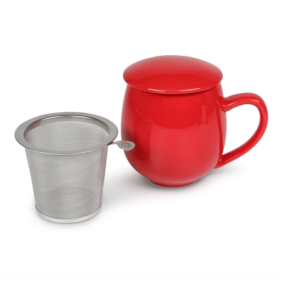 Teetasse Saara Rot mit Sieb