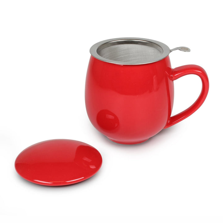 Teetasse Saara Rot mit Sieb